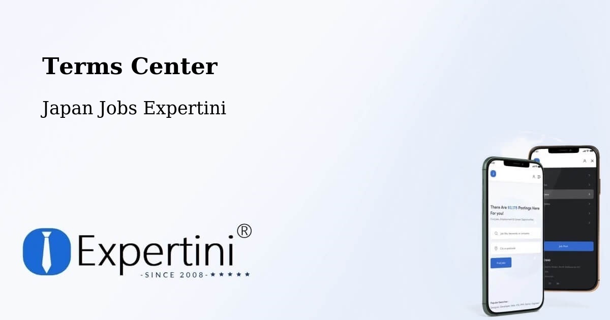 Terms of Service – Nishio - Japan Jobs Expertini